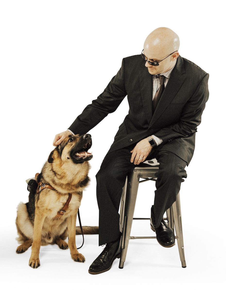 Chad with his dog